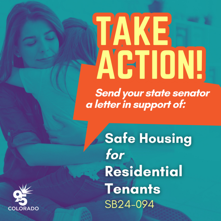 Write Your Senator: Vote YES on SB24-094 “Safe Housing for Residential Tenants”